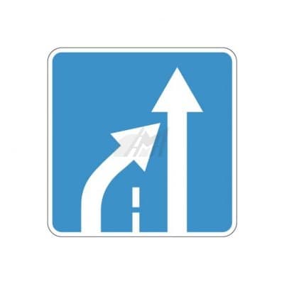 купить дорожный знак 5.15.5д, 5.15.6д Конец полосы во Владивостоке